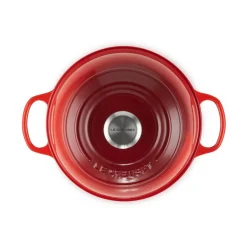 Le CreusetBrot Bräter 24 cm Signature kirschrot