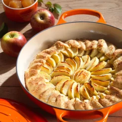 Le CreusetGourmet-Profitopf mit Deckel 30 cm Signature Ofenrot