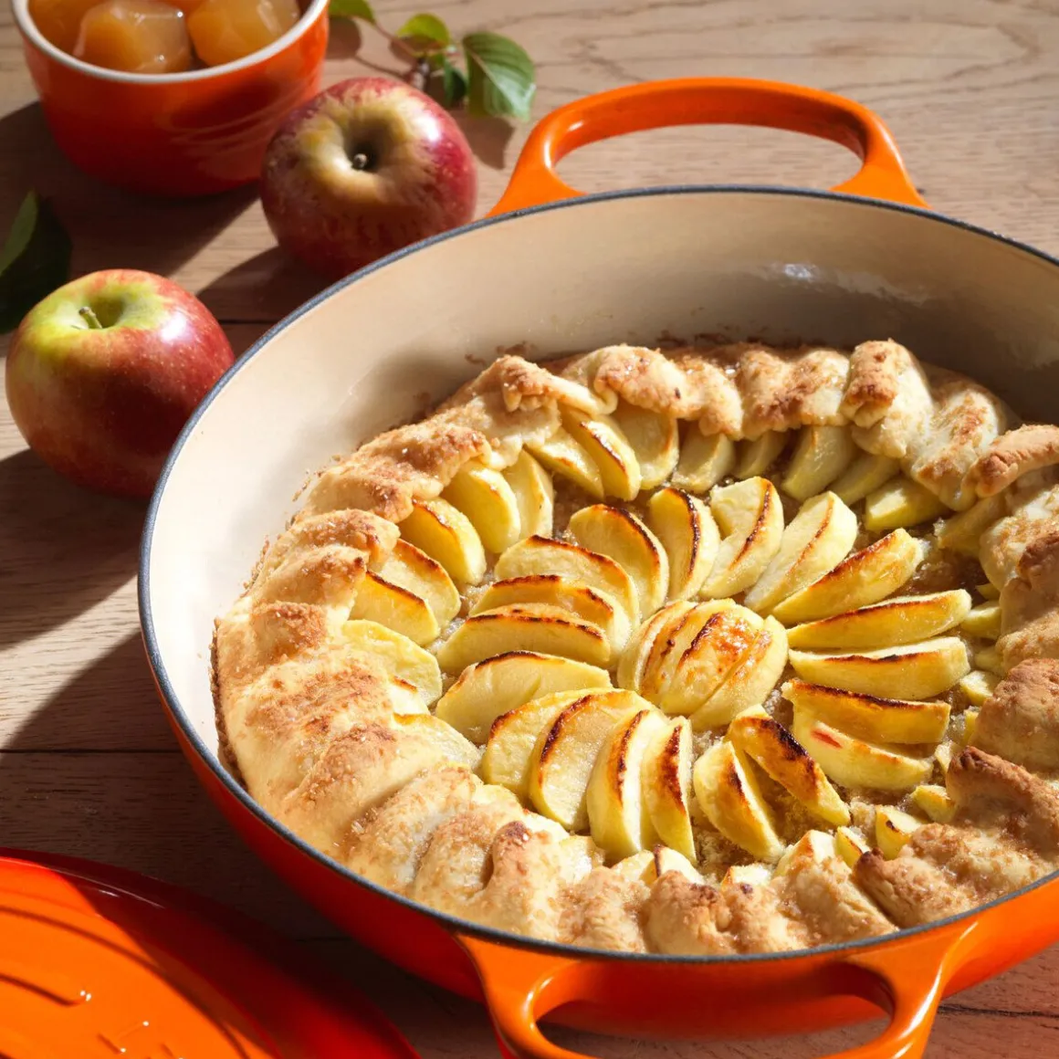 Le CreusetGourmet-Profitopf mit Deckel 30 cm Signature Ofenrot