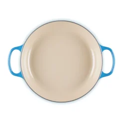 Le CreusetGourmet-Profitopf mit Deckel 30 cm Signature azure