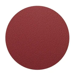 LINDDNAGlasuntersetzer 10 cm Circle Bull red