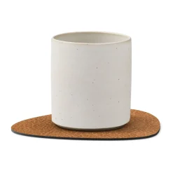 LINDDNAGlasuntersetzer 11x13 cm Curve Hippo nature