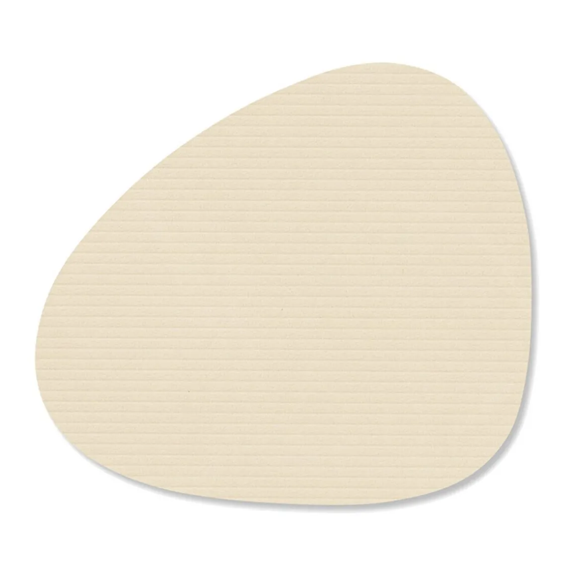 LINDDNAGlasuntersetzer 11x13 cm Curve Corduroy vanilla