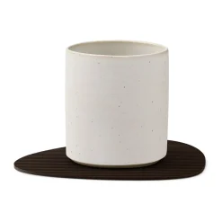 LINDDNAGlasuntersetzer 11x13 cm Curve Corduroy hazel