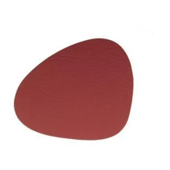 LINDDNAGlasuntersetzer 11x13 cm Curve Bull red