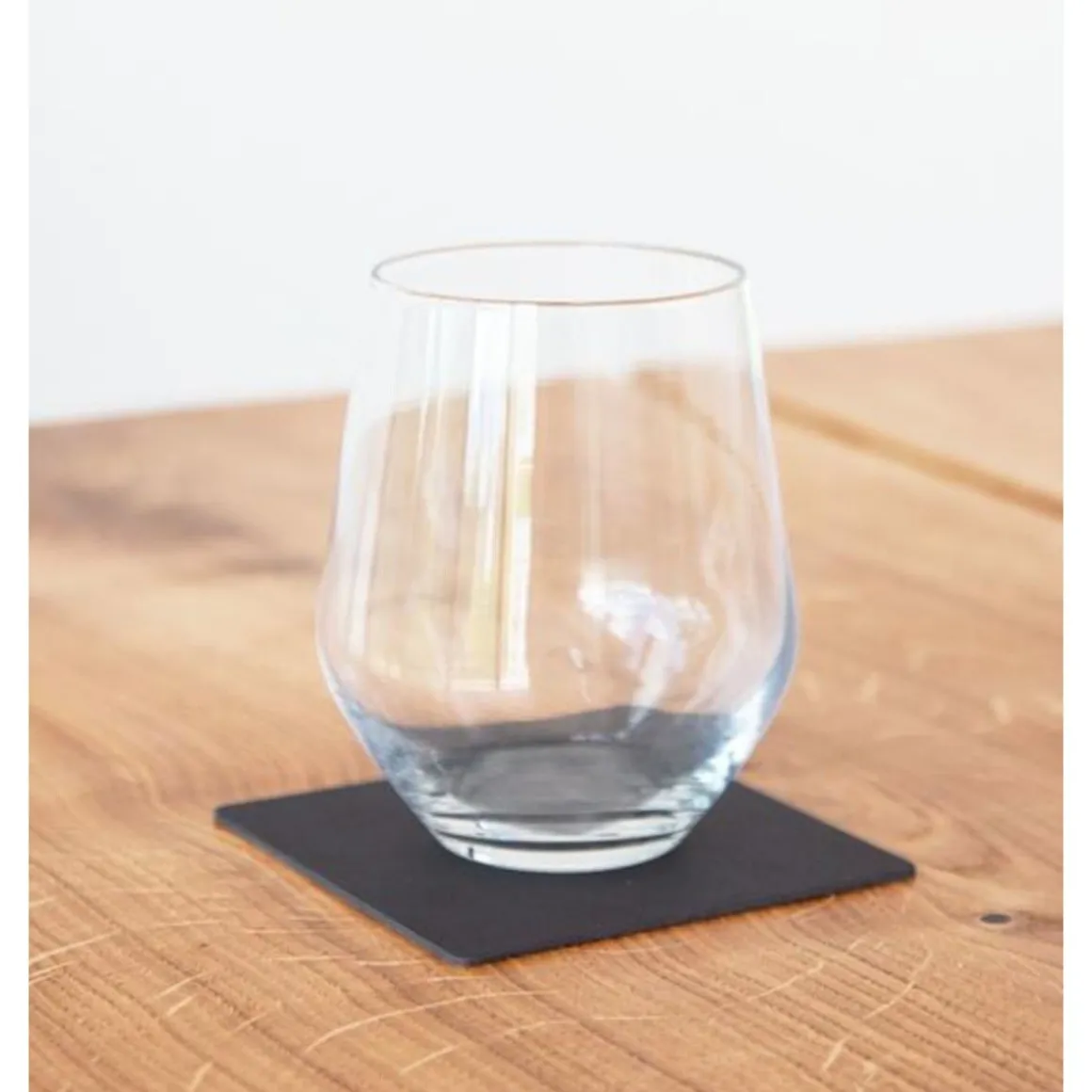 LINDDNAGlasuntersetzer 10x10 cm Square Nupo black