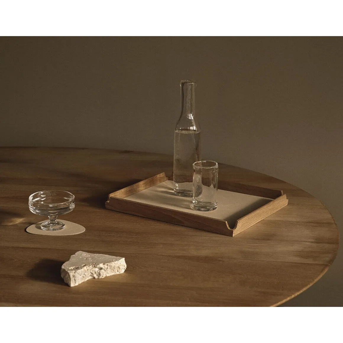 LINDDNAGlasuntersetzer 11x13 cm Curve Nupo vanilla