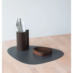 LINDDNATischset L 37x44 cm Curve Serene anthracite