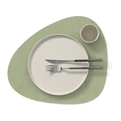 LINDDNATischset L 37x44 cm Curve Corduroy olive green