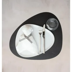 LINDDNATischset L 37x44 cm Curve Bull black