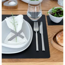 LINDDNATischset L 35x45 cm Square Bull black