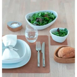 LINDDNATischset L 35x45 cm Square Nupo nature