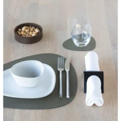 LINDDNATischset M 31x35 cm Curve Serene moss