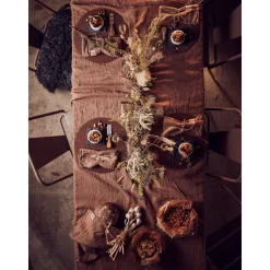 Lovely LinenTischdecke 145x250 cm Lovely Almond