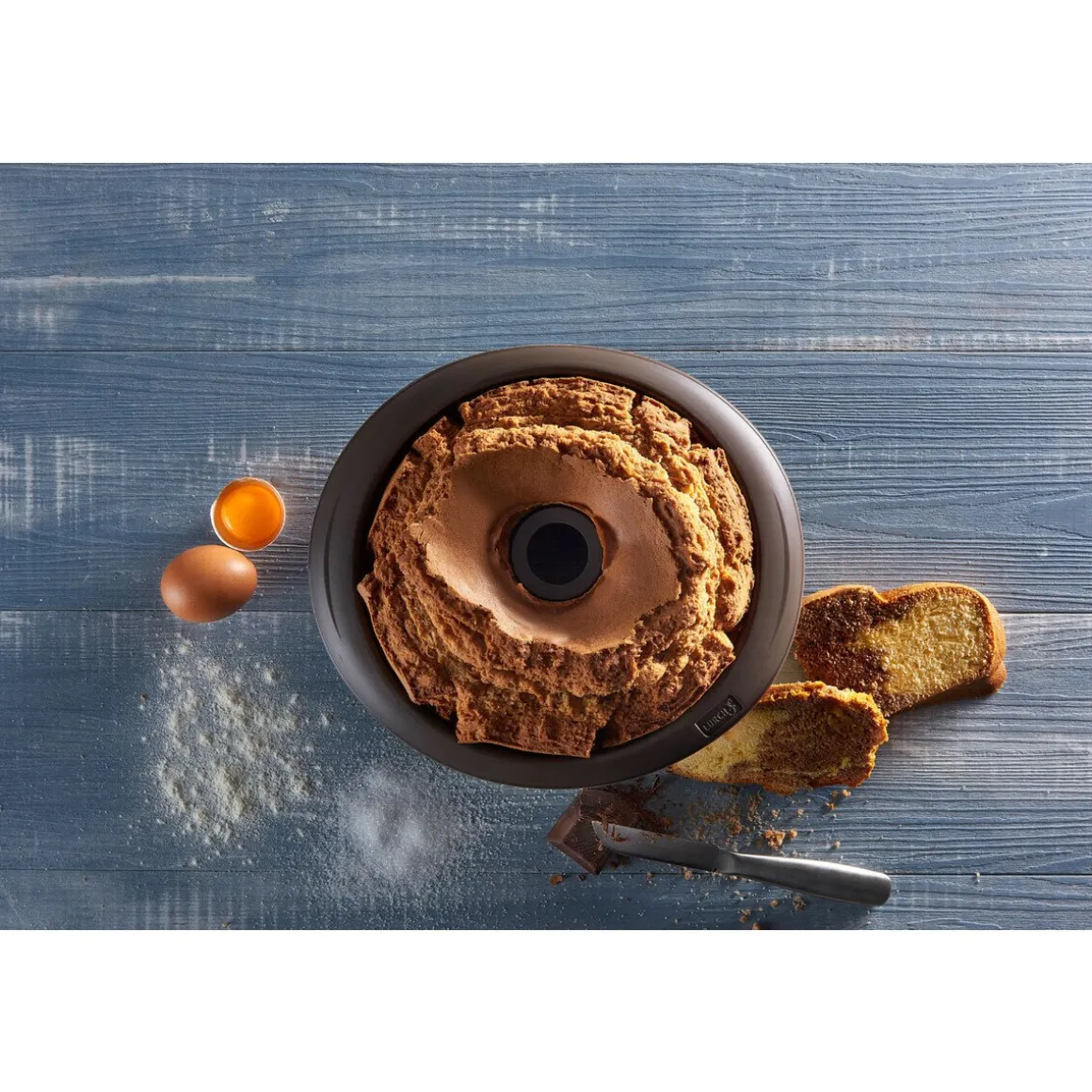 LurchGugelhupf Form 22 cm Flexi-Form braun