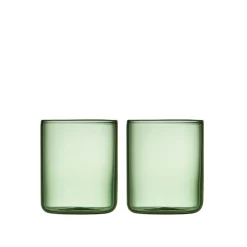 Lyngby GlasMessglas 2er-Set Torino grün