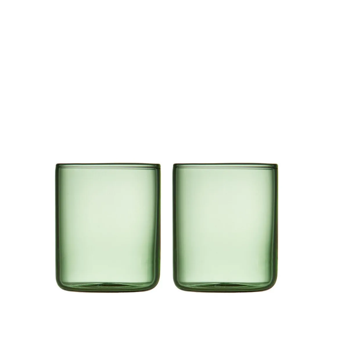 Lyngby GlasMessglas 2er-Set Torino grün