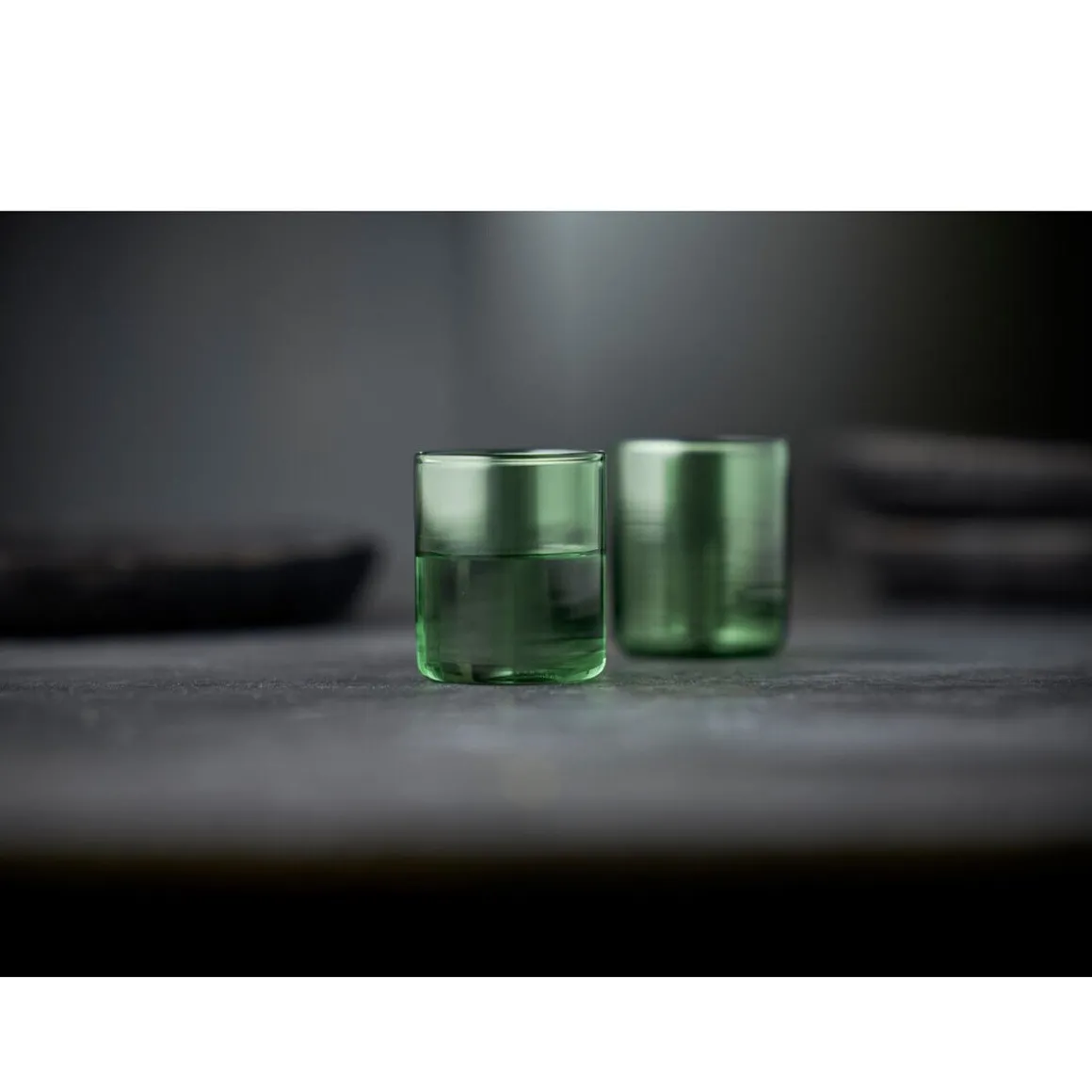 Lyngby GlasMessglas 2er-Set Torino grün