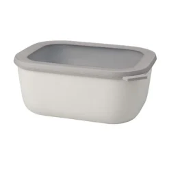 MepalMulti Bowl cirqula 3000ml rechtig flach nordic white
