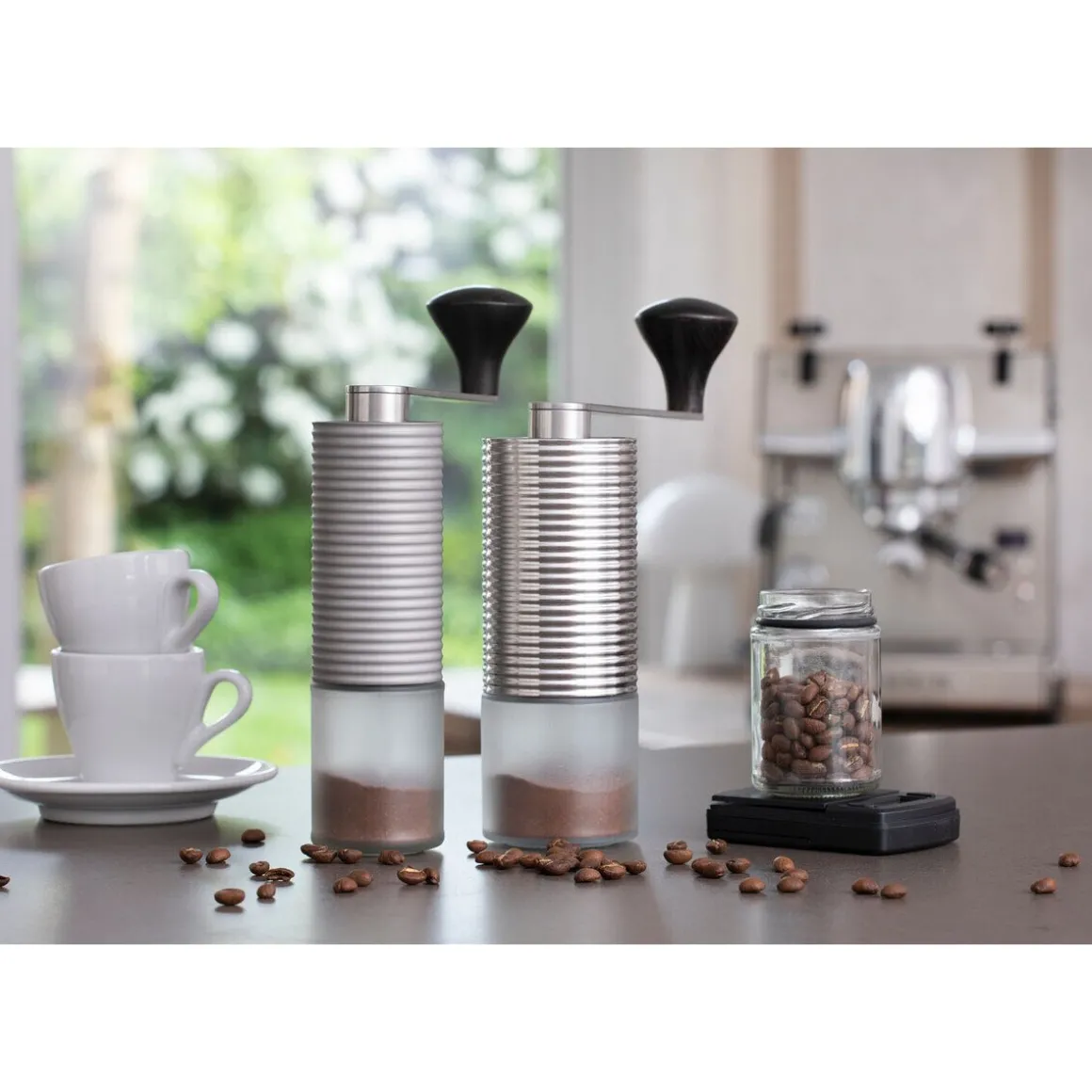 mill.oneKaffeemühle 6 cm Definite silber matt