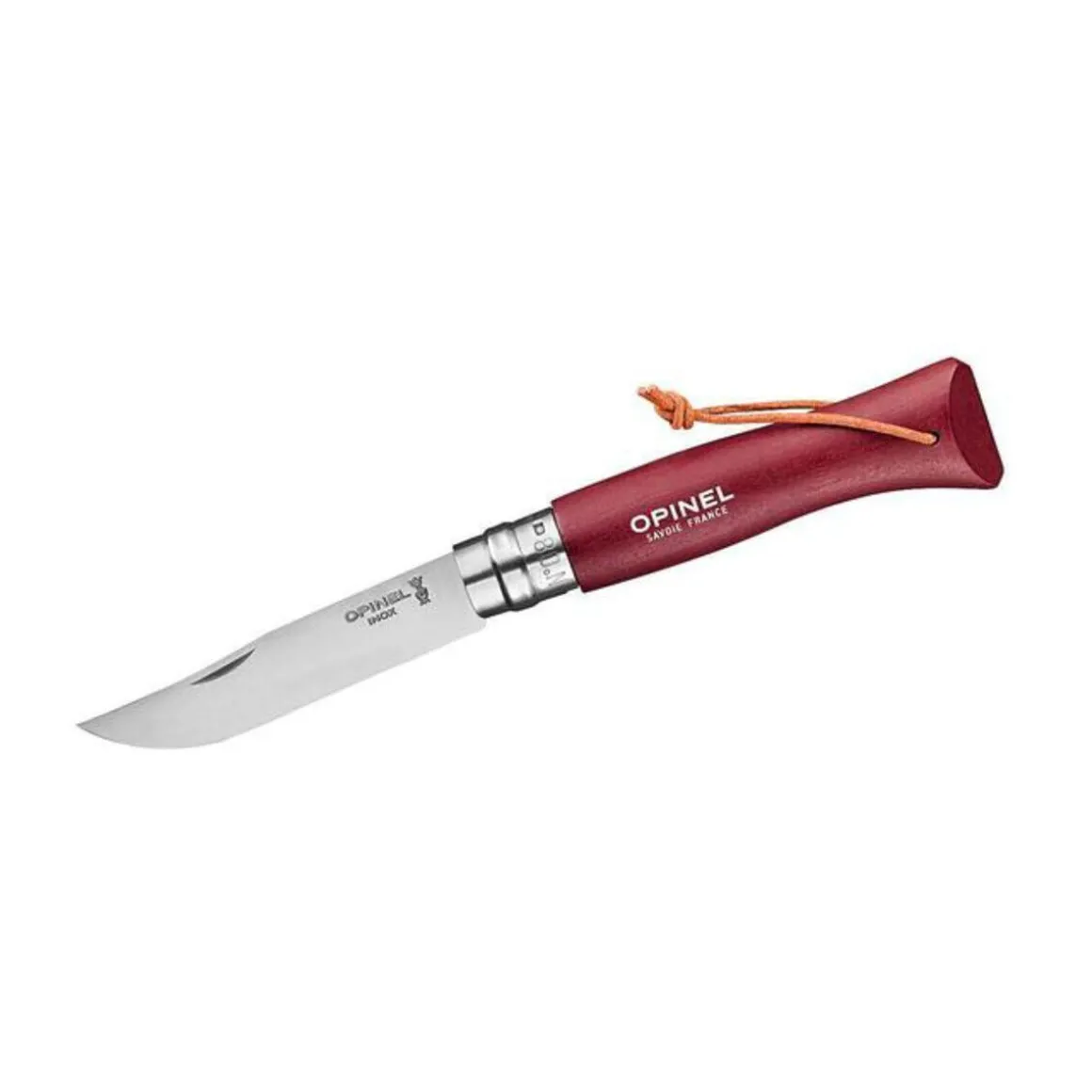 OpinelTaschenmesser N°08 8,5 cm Baroudeur granat