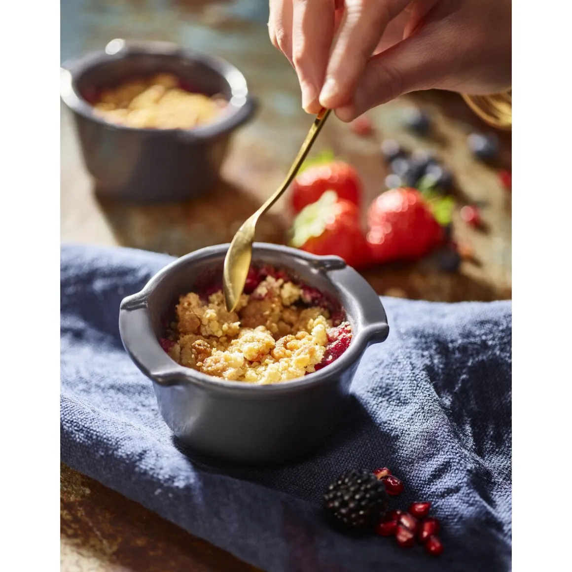 PeugeotAuflaufförmchen 2er-Set Appolia schiefergrau