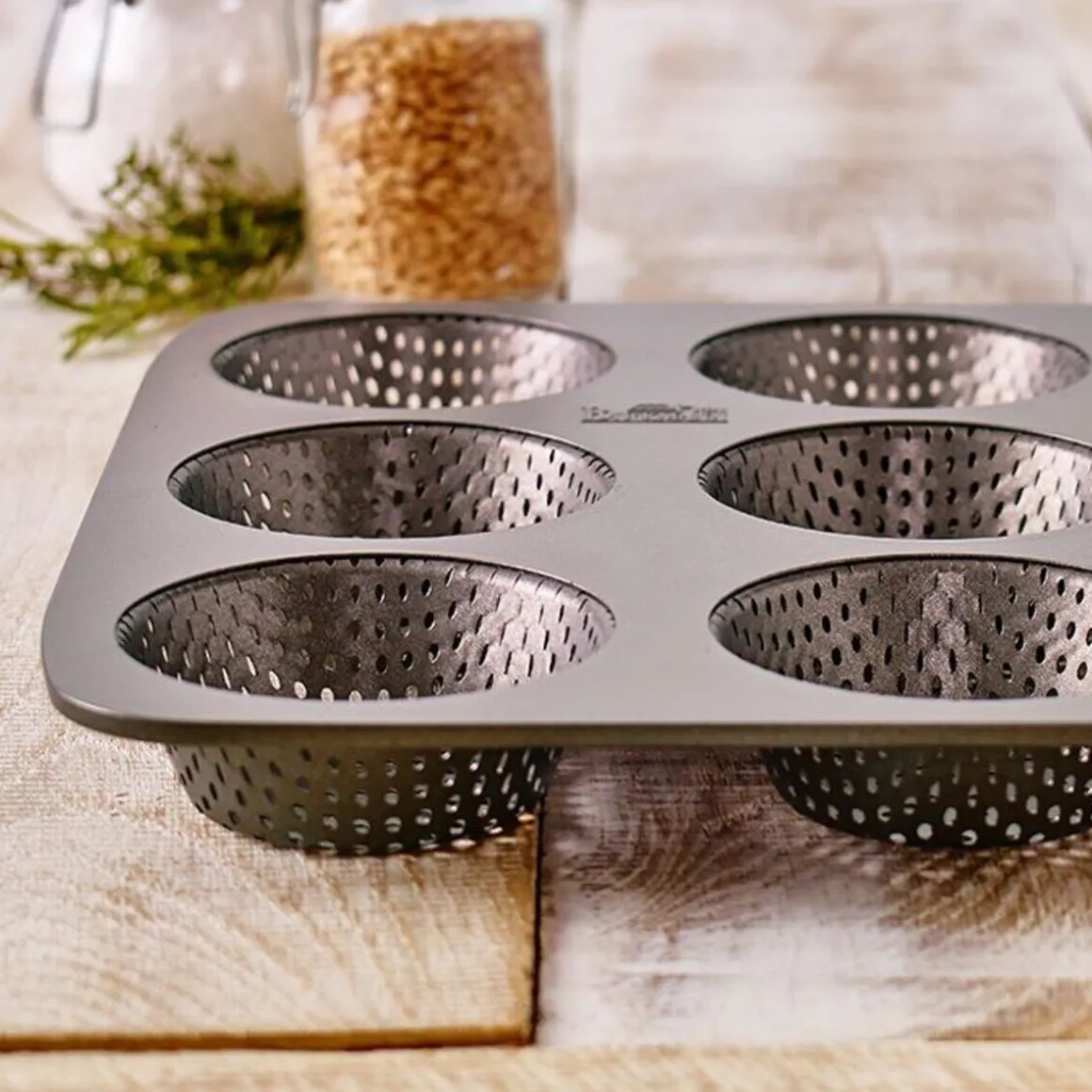 RBV BirkmannBrötchenblech 32x30 cm Laib & Seele schwarz