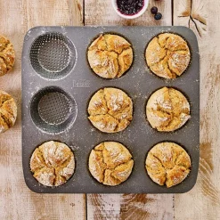 RBV BirkmannBrötchenblech 32x30 cm Laib & Seele schwarz