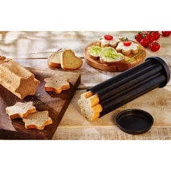 RBV BirkmannPartybrot-Backröhren-Set 3-tlg. Laib & Seele anthrazit