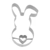RBV BirkmannPräge-Ausstecher Hase mit Herz 8 cm edelstahl