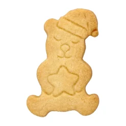 RBV BirkmannPräge-Ausstecher Weihnachtsteddybär mit Stern 7 cm edelstahl