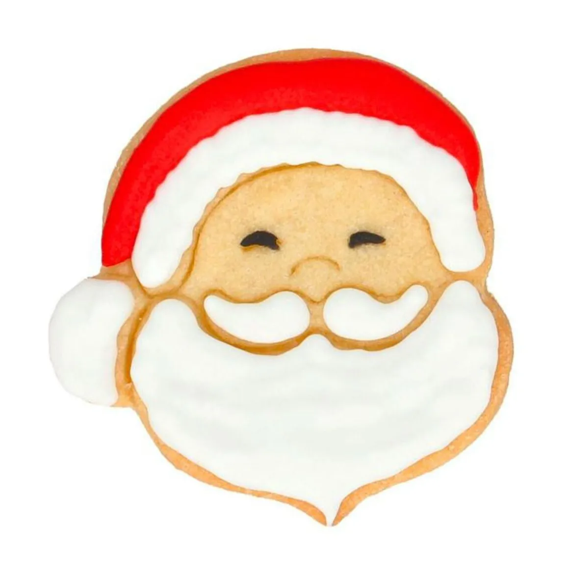 RBV BirkmannPräge-Ausstecher Santa Claus Kopf 6 cm edelstahl