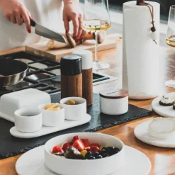 RäderButterdose Herz 2-tlg. Poesie et table weiß