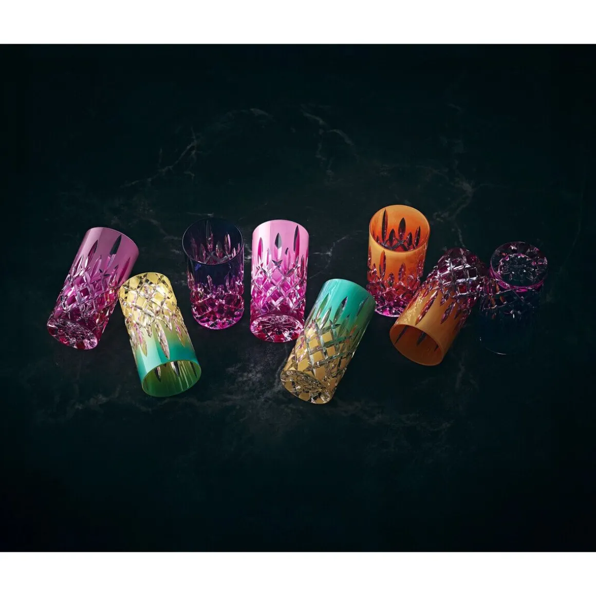 RiedelHighball Glas 0,395 l Laudon orange/pink