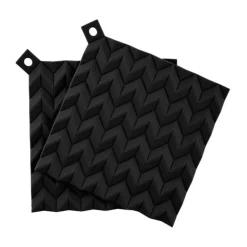 Rig TigTopflappen 2-tlg. Hold-on schwarz