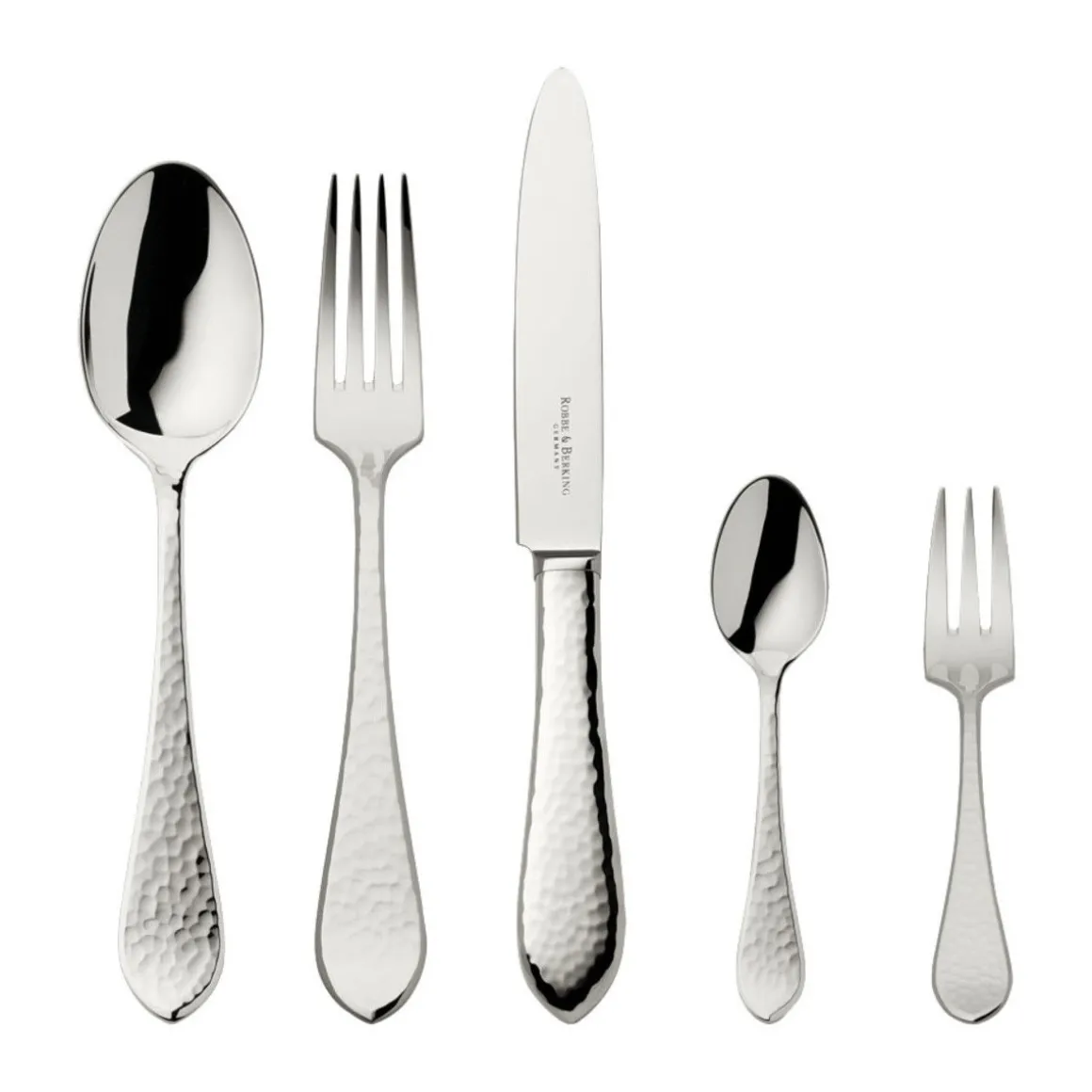 Robbe & Berking30 tlg. Garnitur Martelé 925 Sterlingsilber