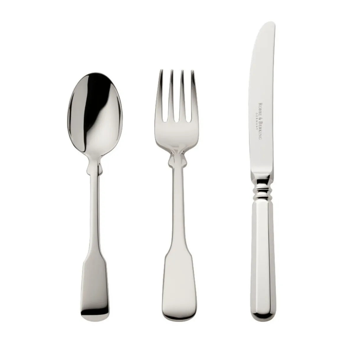 Robbe & Berking3 tlg. Kinderbesteck Alt Spaten 925 Sterlingsilber