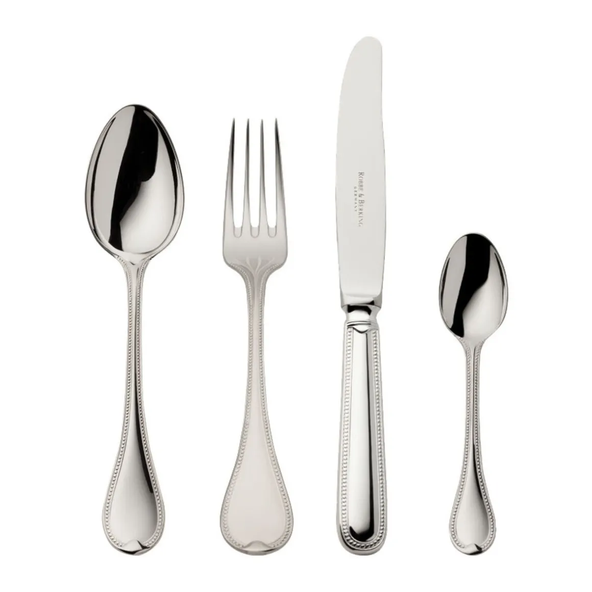 Robbe & BerkingKinderbesteck-Set 4-tlg. Französisch-Perl 150 g versilbert
