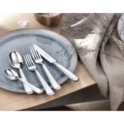 Robbe & BerkingMenügabel Art Deco 925 Sterlingsilber