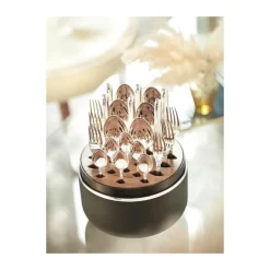 Robbe & BerkingThe Box - Belvedere 925 Sterlingsilber inkl. 24-tlg Besteckset Frozen Black