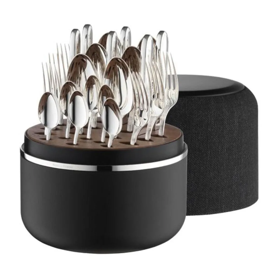 Robbe & BerkingThe Box - Belvedere 150 g versilbert inkl. 24-tlg Besteckset Marble Cut
