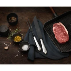 Robbe & BerkingTranchiergabel 25 cm Martelé Frozen Black 150 g versilbert