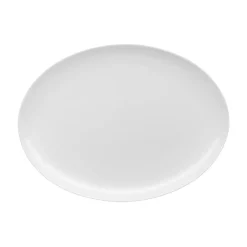 RosenthalPlatte 35cm oval Jade Weiß