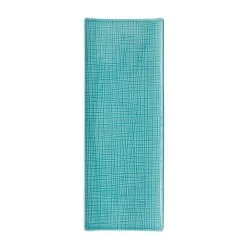 RosenthalPlatte flach 34x13cm Mesh Aqua