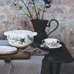 RosenthalSchüssel m. Deckel Brillance Fleurs des Alpes