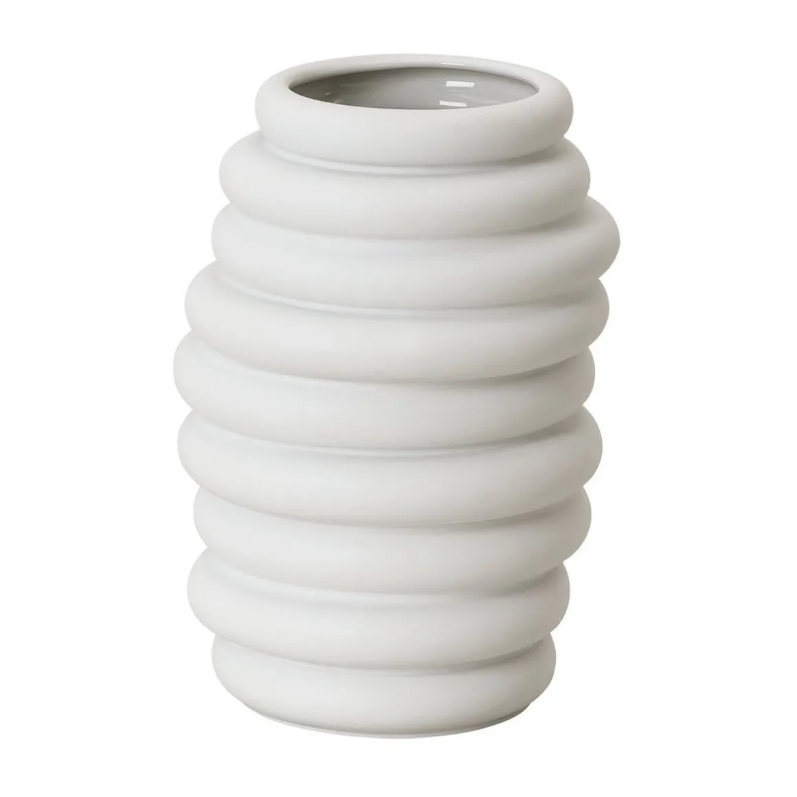 RosenthalVase 14 cm Hop Weiß Matt