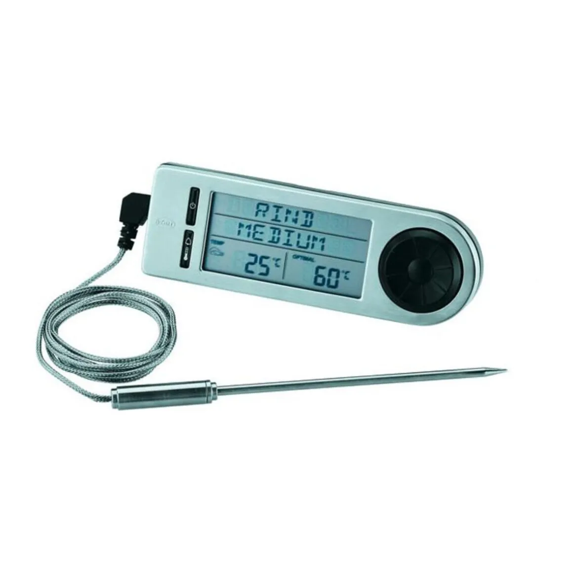 RösleBratenthermometer 23 cm silber