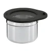 RösleDose Ø 8cm Höhe 6cm Edelstahl m. Frischhaltedeckel