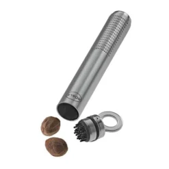 RösleMuskatreibe 18 cm Rundgriff Schutzcover und Silikonbürste