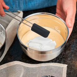 RösleTeigschaber 20 cm Silikon schwarz